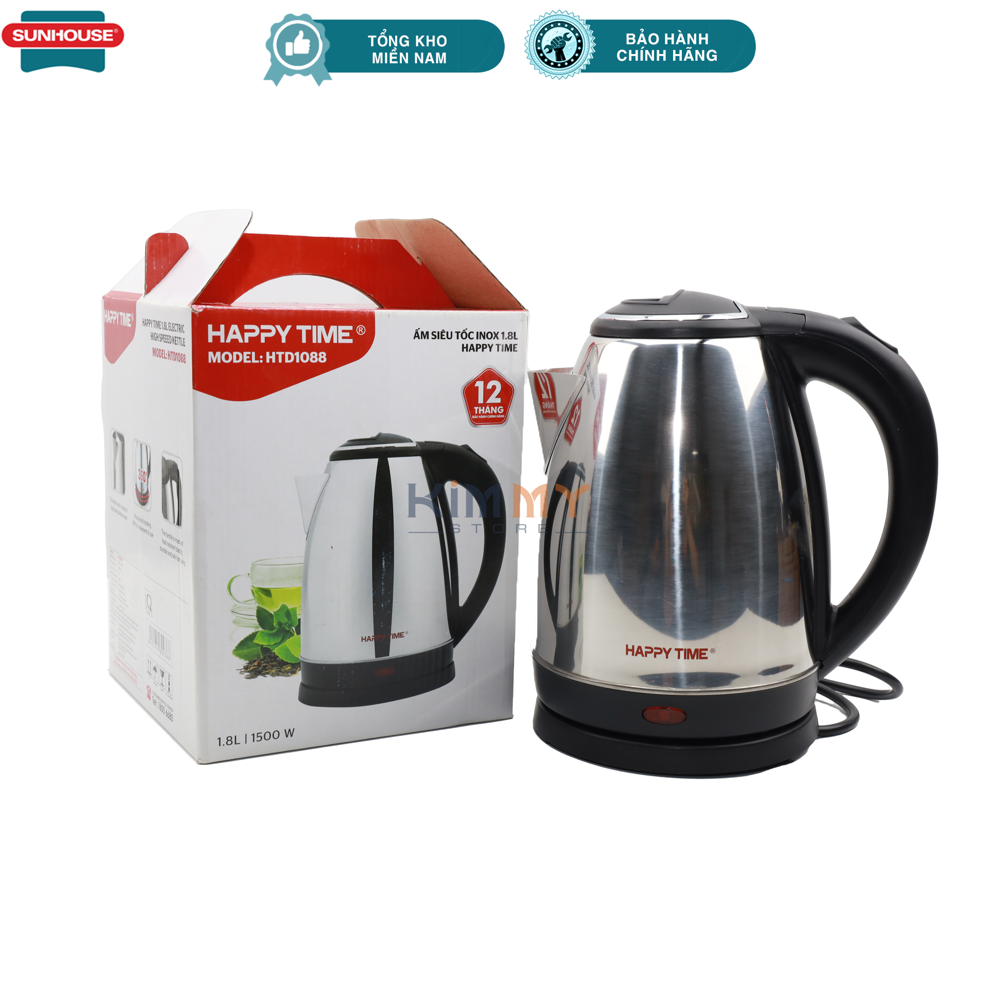 Ấm đun nước siêu tốc Happytime HTD1088